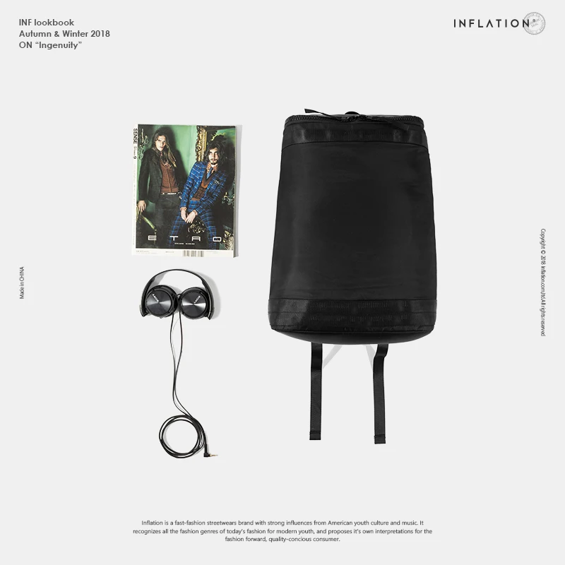 2018 F/W Новые Модные цилиндрические рюкзаки школьная сумка рюкзак специальный