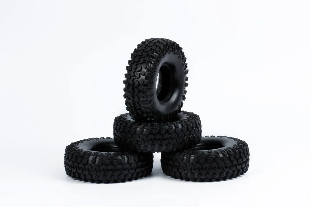 Новинка 4 шт. резиновые шины 114 мм 1 9 дюйма/колесные для 1:10 rc rock crawler Axial SCX10 II AX90046 D90