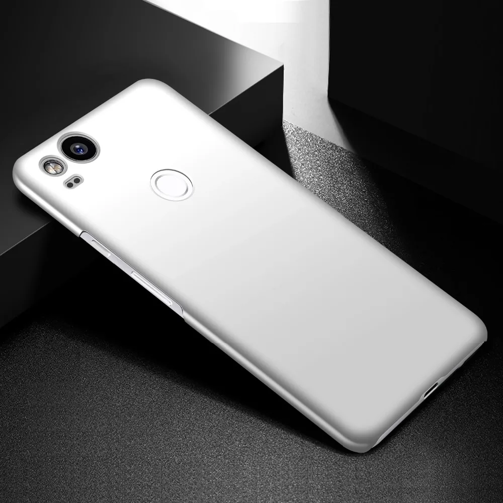 Для Google Pixel 2 2XL Футляр PC тонкий Coque матовая кожа Защитная крышка Чехлы для XL полное
