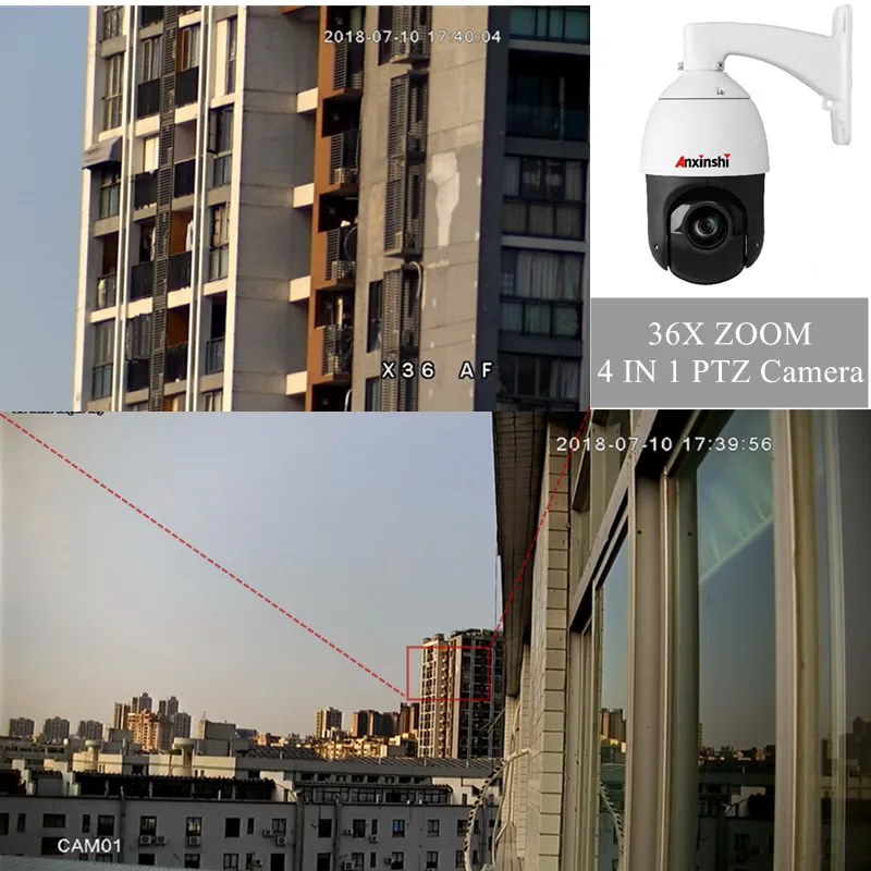 RS485 Coax PTZ AHD Camera 1080P Sony IMX323 2MP Video Surveillance Camera 36x zoom IR100M outdoor metal High Speed Dome Camera