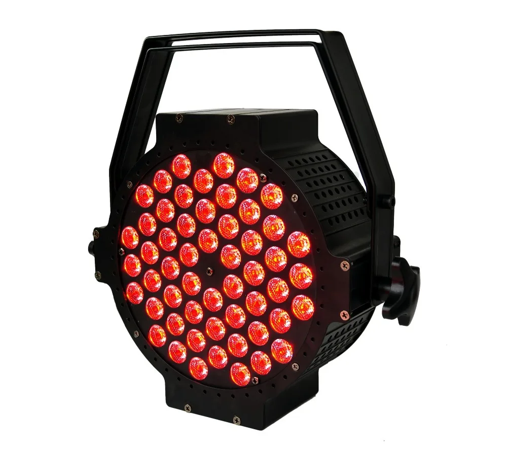 Китай лучшая цена 8 шт./лот DMX тонкий Led Par Can 54x3 Вт rgb par 64 Light 200 512 управление 7 каналов