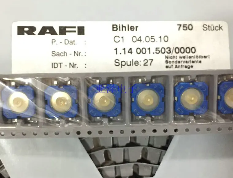 

RAFI Germany 12 * 12 * 5 Touch switch RACON 12 soft keys 1.14.001.503/0000