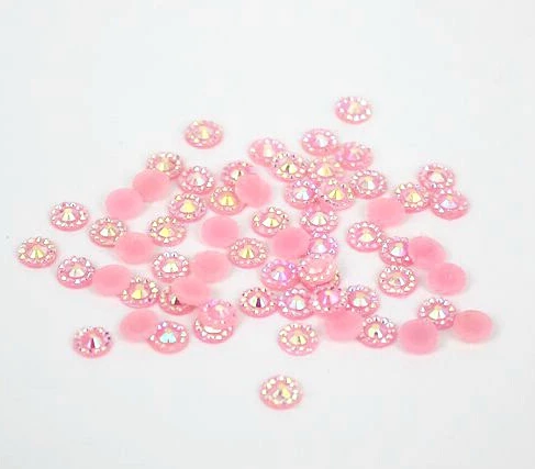 

4mm Jelly Light Rose AB Color,SS16 crystal Resin rhinestones flatback,Free Shipping 50,000pcs/bag