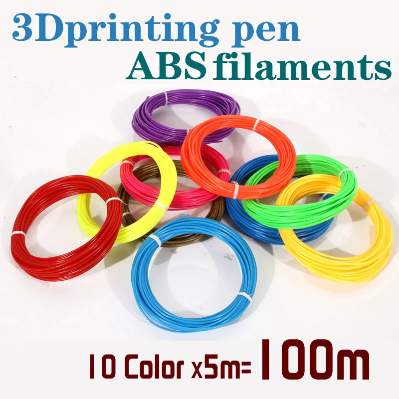 Abs 1 75 мм нить 20 видов цветов 3d печать Ручка пластиковый Принтер abs ручки