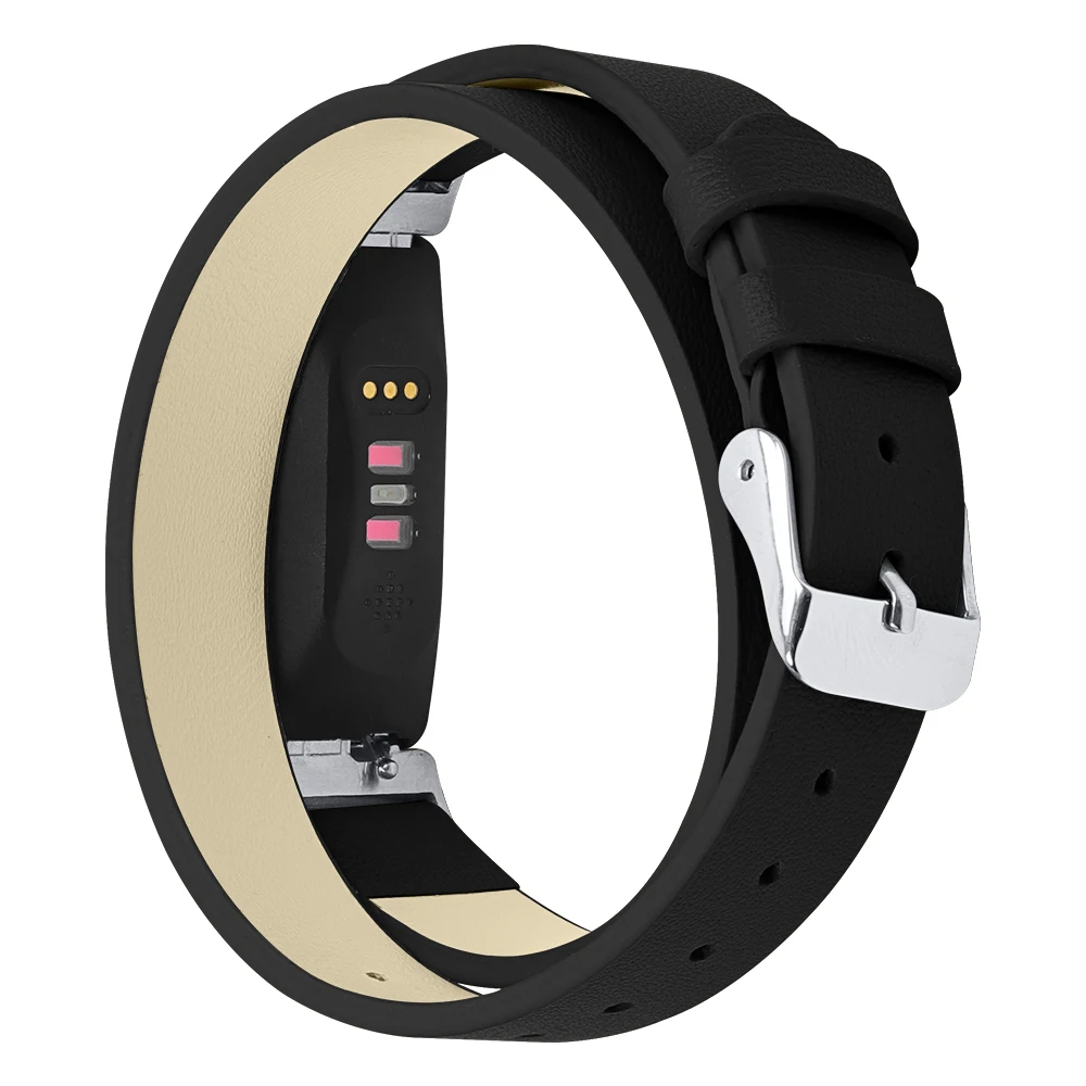 Браслеты из натуральной кожи Hero Iand для Fitbit Inspire/Inspire Hr Bands Двойной Кожаный Браслет