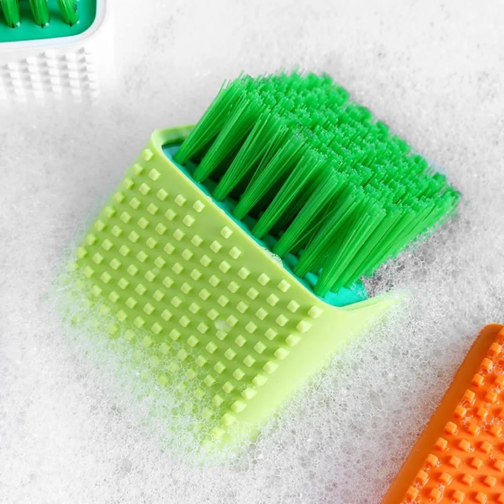 Щетка для чистки в горшке многофункциональная Бытовая пластиковая силиконовая