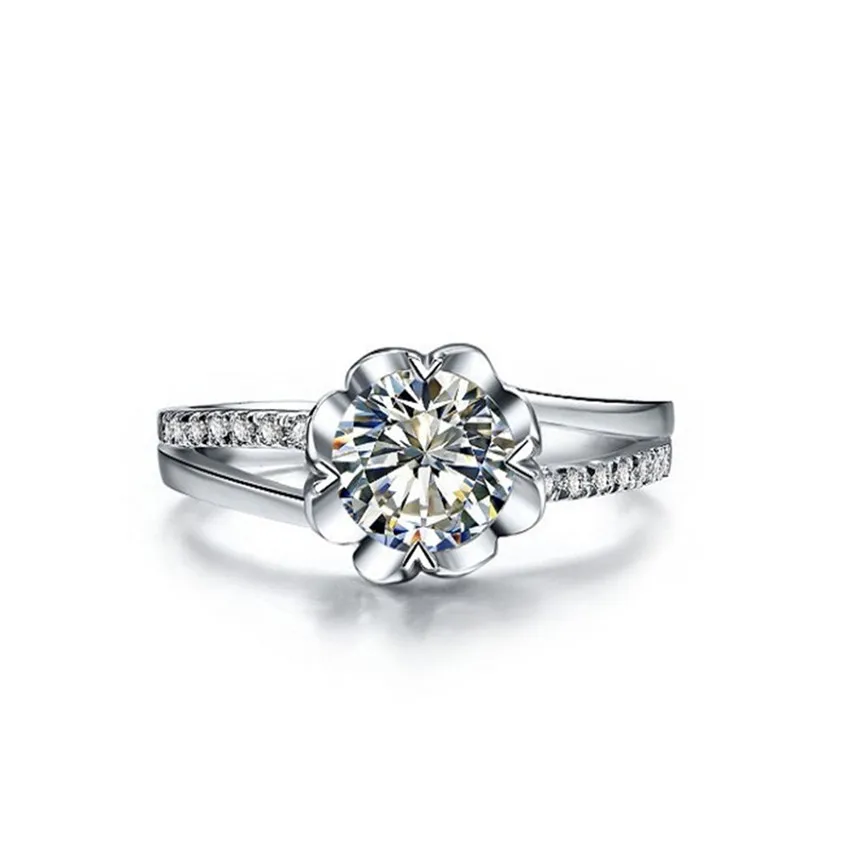 Blossom Cherry 0.5Ct 5 0 мм G-H тест положительные кольца с муассантом положительная