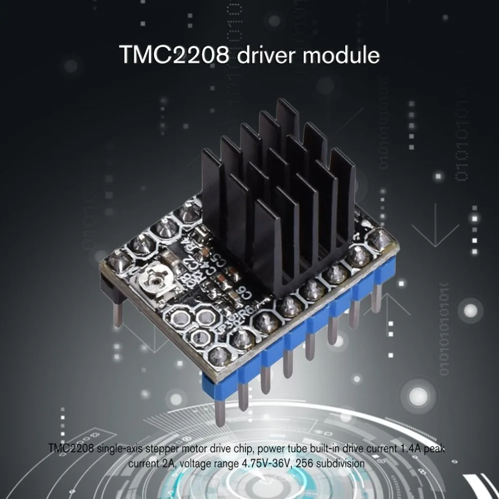 TMC2208 шаговый двигатель StepStick бесшумный драйвер отличные пандусы 1 4 5 6 Reprap доска 3D