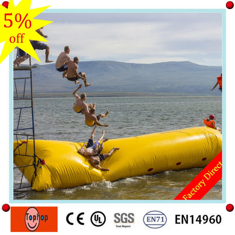 Надувная Брезентовая подушка для водных игр 0 9 мм 12*2*1 м|inflatable sport games|games playpillow pillow |