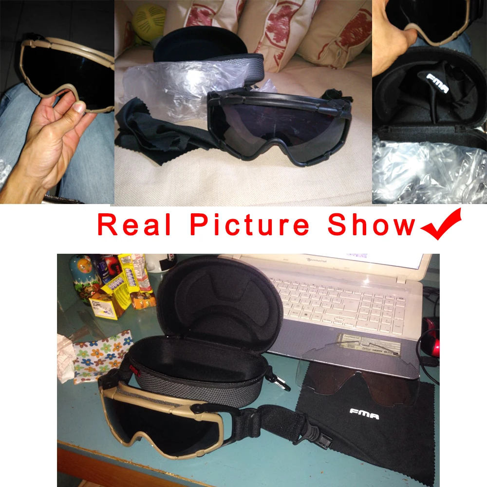 FMA 2 шт. линзы тактические Баллистические очки на открытом воздухе для шлема с