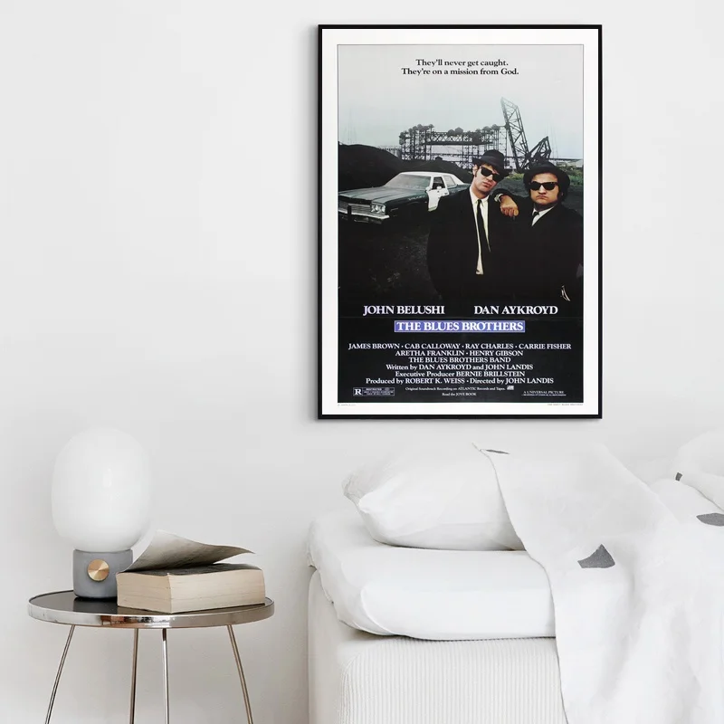 The Blues Brothers Винтаж классическое кино плакат домашний Декор стены искусства холст