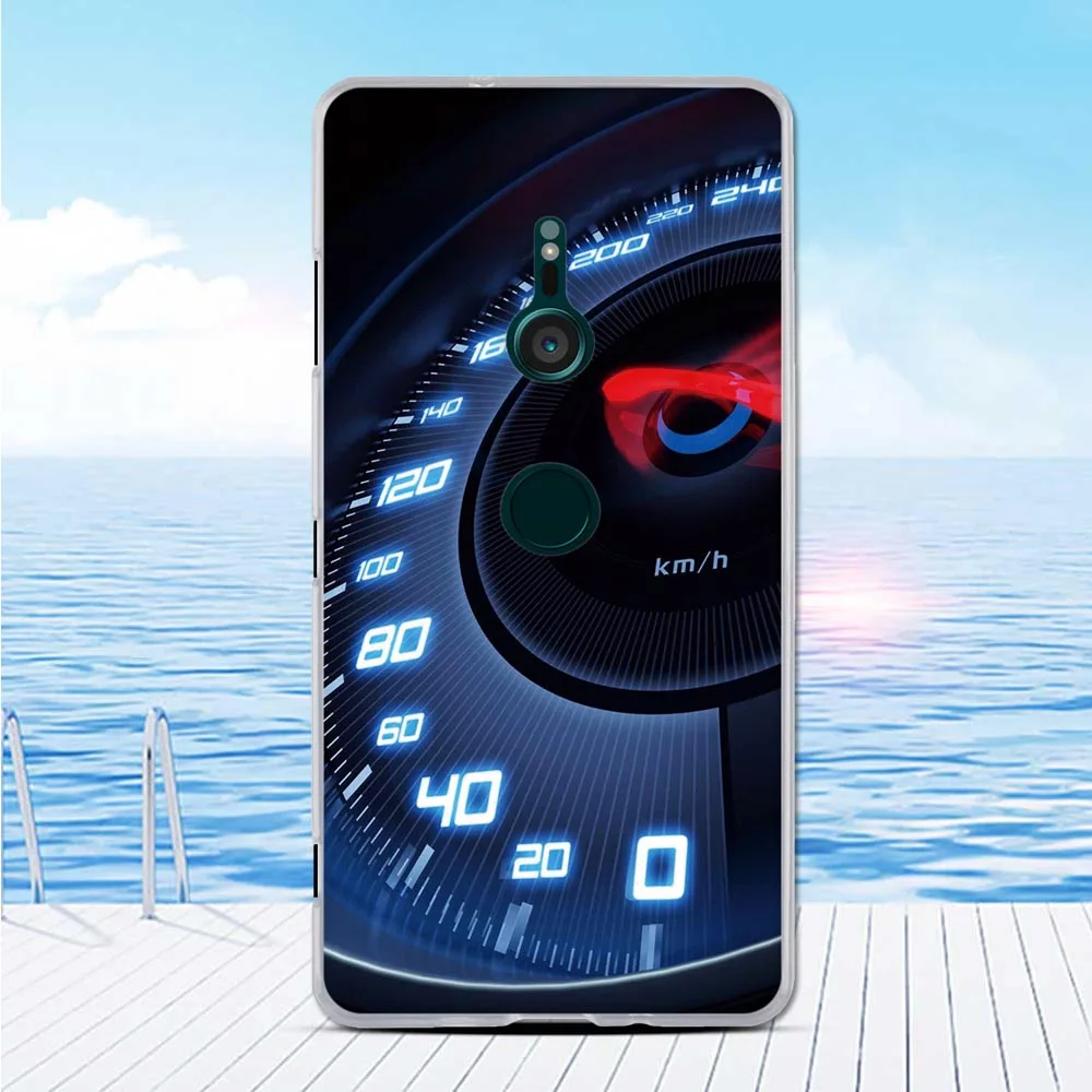 For Sony Xperia XZ3 Silicone Pattern Case TPU Back Cover Fundas Phone Protective Shell Luxury | Мобильные телефоны и