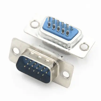 10 шт. разъем для кабеля VGA в 3 ряда|solder wire connector|wire pinl connector |