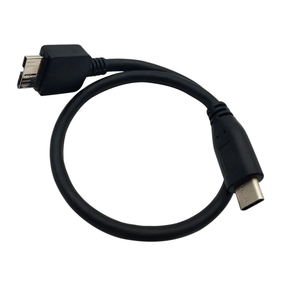 HFES USB-C к Micro-USB USB 3 0 Type C Micro-B (Micro-USB) кабель черного цвета 25 см для WD My Passport |