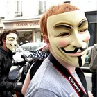 Женская маска-Вендетта, необычная маска знаменитого парня