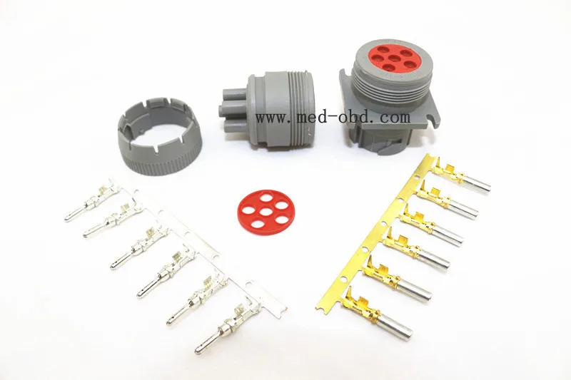 Deutsch РАЗЪЕМ J1708 6pin разъем OBD2 кабель|cable connector|cable 6pincable obd2 |