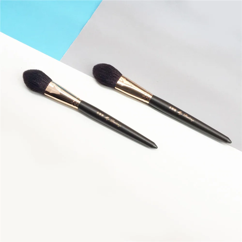 MyDestiny Precision Powder/Blush Brush 017 - Perfect Under-Eye Powder and Full Face Highlighter Beauty Makeup Blender Tool