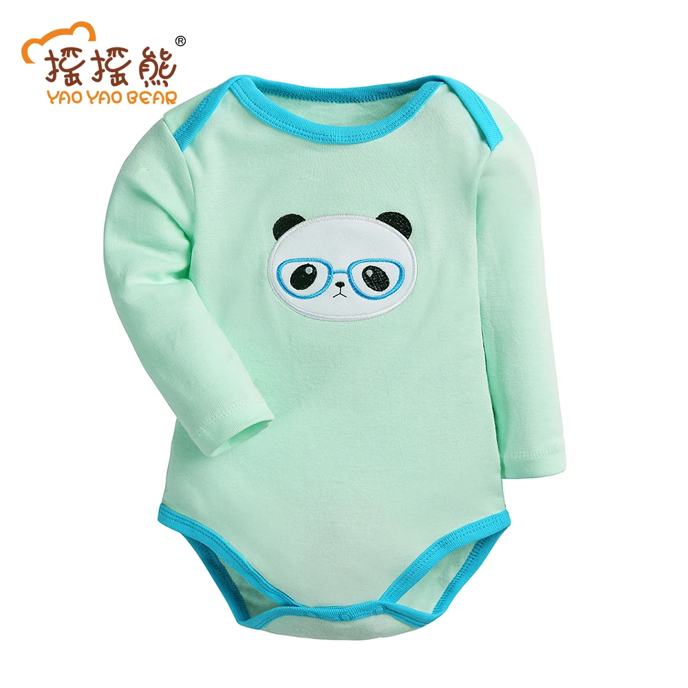 1 PC Bayi Katun Bodysuit Bayi Baru Lahir Jumpsuit Bayi Anak Laki-laki Gadis Kostum Bayi Piyama Pakaian Balita Overall Pakaian Lengan Panjang