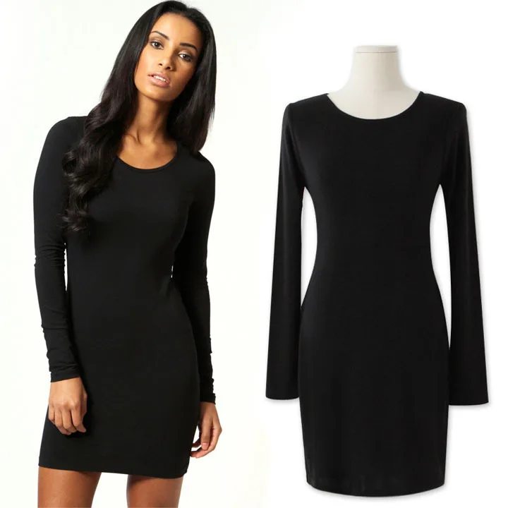 Горячая распродажа Vestidos женщины зима платье с длинным рукавом платья Vetement
