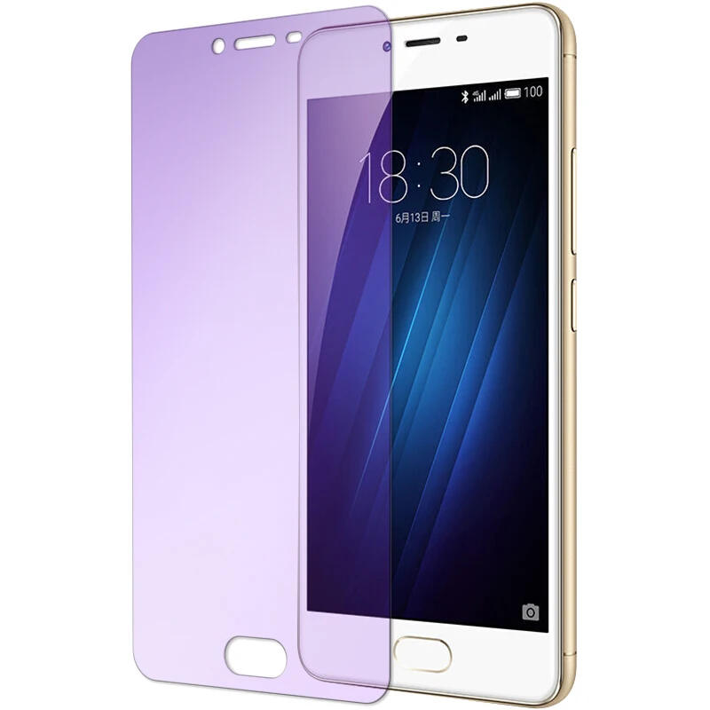 Ультратонкое закаленное стекло MicroData с защитой от синего излучения для Meizu M6