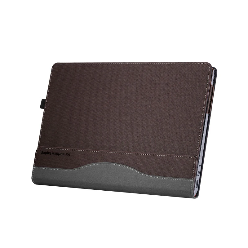 coffee Поверхностный чехол из искусственной кожи для ноутбука microsoft Surface 1/2 13,5 дюймов защитный чехол для оригинальной клавиатуры - Цвет: coffee
