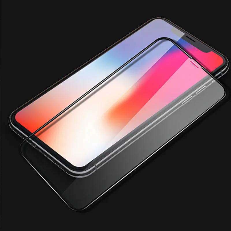 5 штук закалённое защитное стекло на iphone x X защита экрана пленка стекла