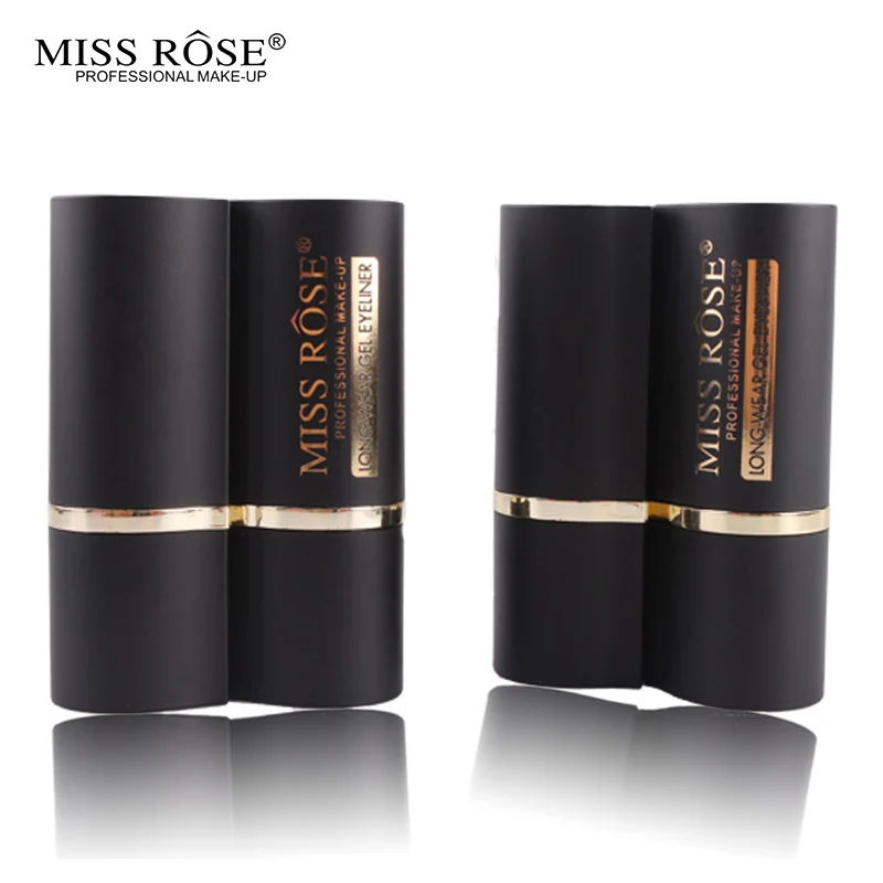 Стойкая Дымчатая подводка для глаз Miss Rose Водостойкая Подводка натуральная