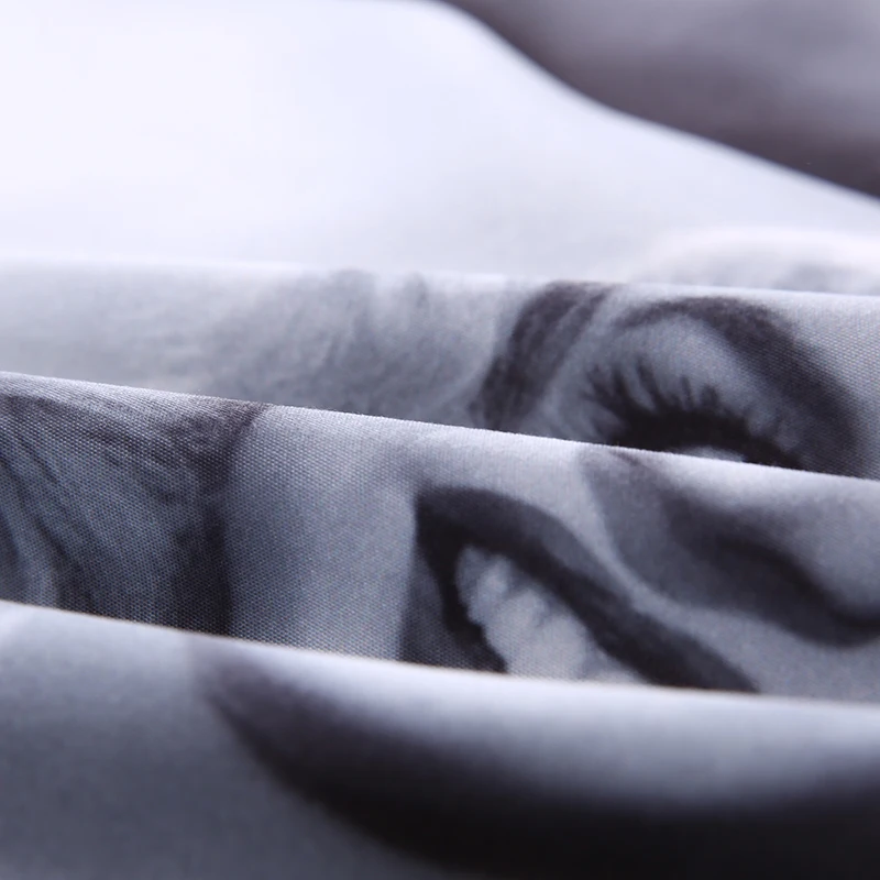 Комплект постельного белья Мэрилин Монро с 3D принтом пододеяльник красивым