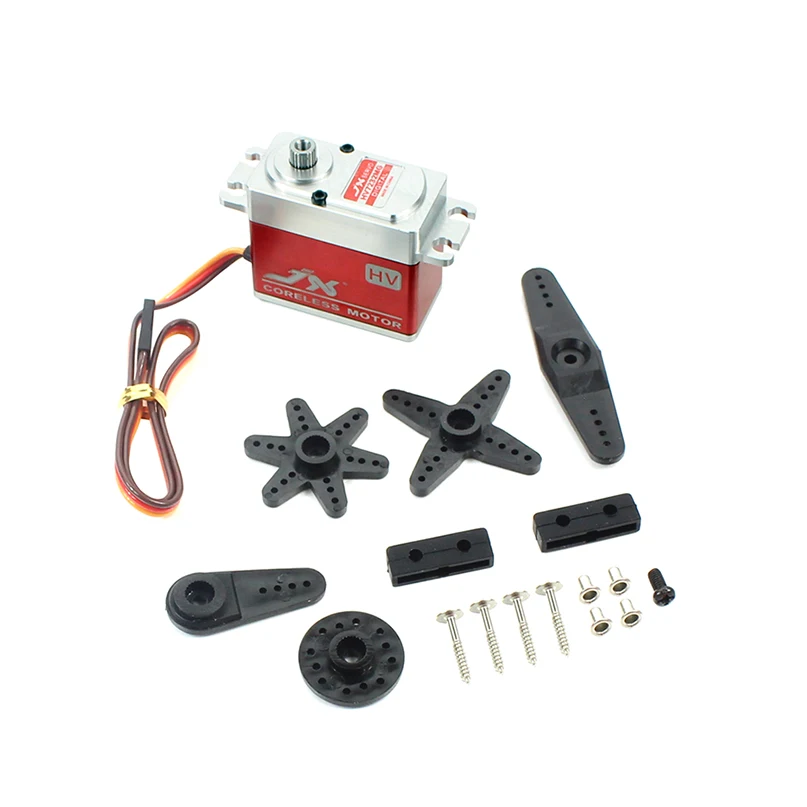 JX Servo PDI-HV7232MG 32 кг большой крутящий момент 180 градусов Высокое напряжение Цифровой Бессердечный сервопривод для DIY RC вертолет беспилотный запчасти