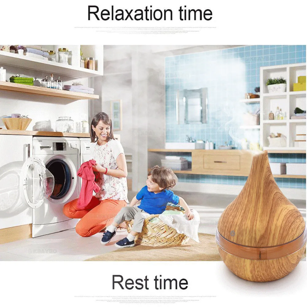 Ароматизатор эфирного масла диффузор Светодиодный увлажнитель ультразвуковые