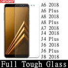 Защитный экран 9H на Samsung Galaxy, протектор экрана из закаленного стекла для Samsung Galaxy A6, A7, A8, 2018, 8, J7, J6, J4 Plus, 2018