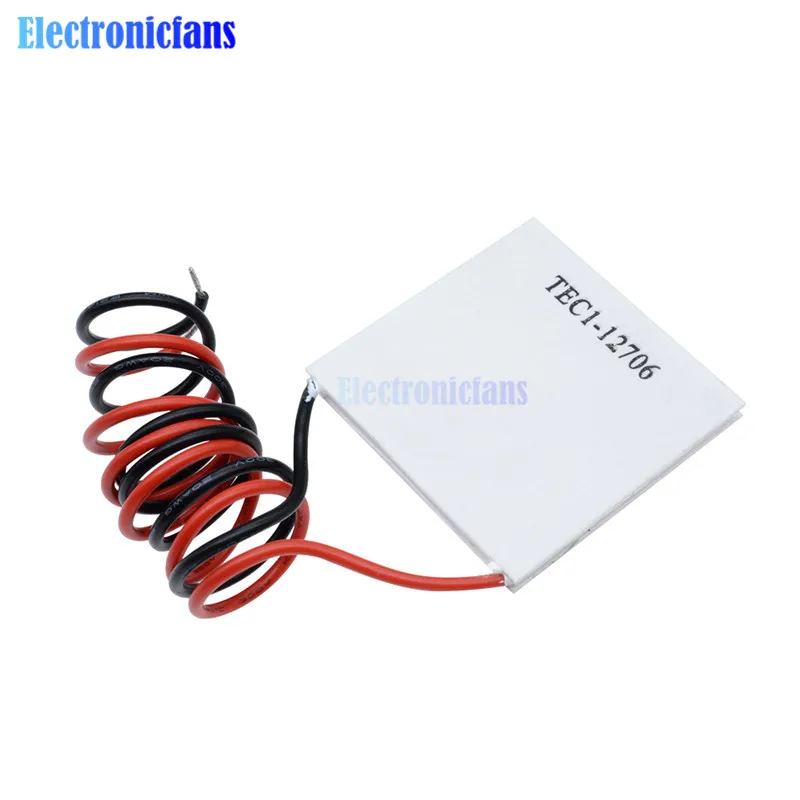10pcslot tec1 12706 tec1 12706 12v 6a tec thermoelectric cooler peltier tec1 12706 4040mm 12v peltier elemente module free global shipping