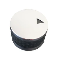 earth star new rotary switch metal zinc alloy with silver chrome plated gas cooktop stove valve button od 36mm