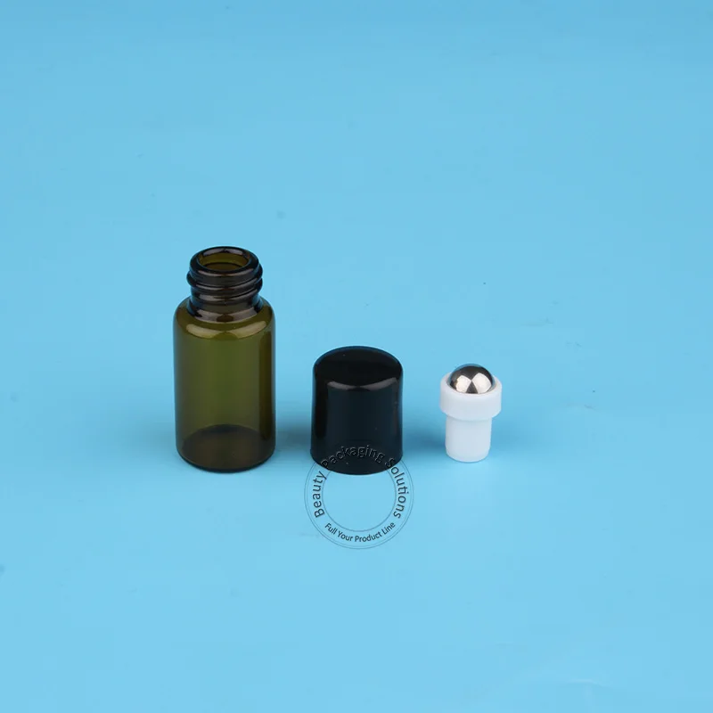 200 шт./лот оптовая продажа пустая стеклянная бутылка для эфирных масел 3 мл