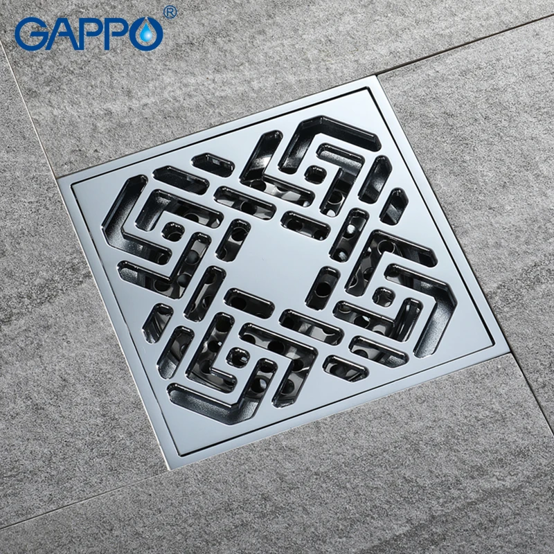 GAPPO сливы квадратный анти-запах Ванная комната напольная Крышка Пробка для ванны