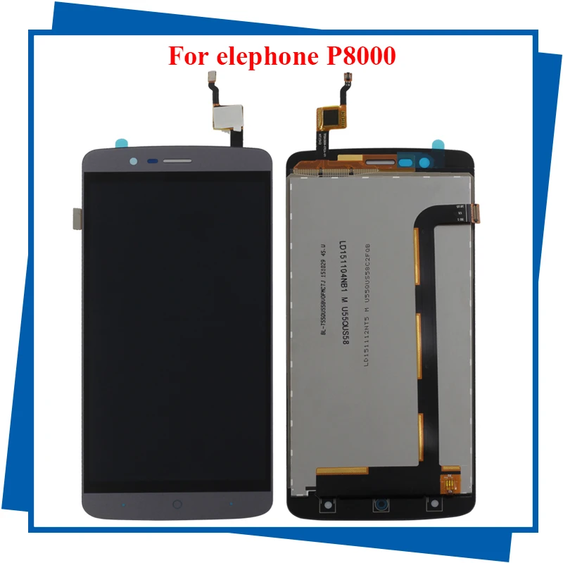 Для Elephone P8000 смартфон ЖК-дисплей сенсорный экран дигитайзер больше цветов