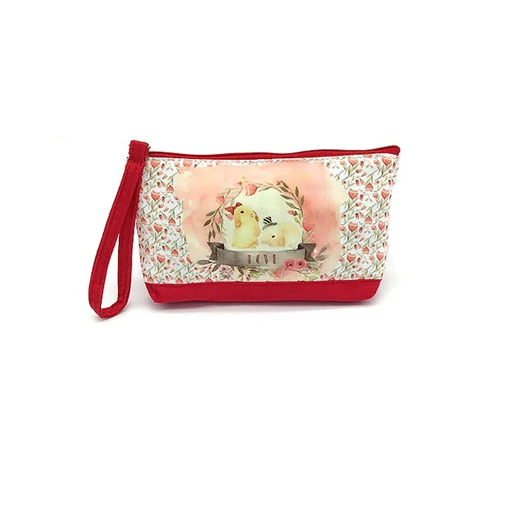 Женский кошелек с милым мультипликационным принтом клатч для монет маленькие