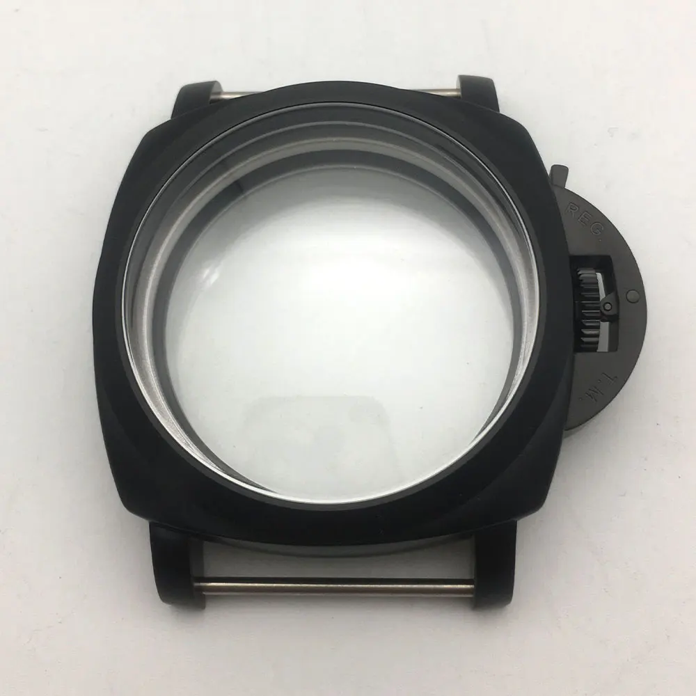 Чехол для часов ST3600 ST3620 47 мм матовый черный чехол из стали 316L ETA 6497 6498