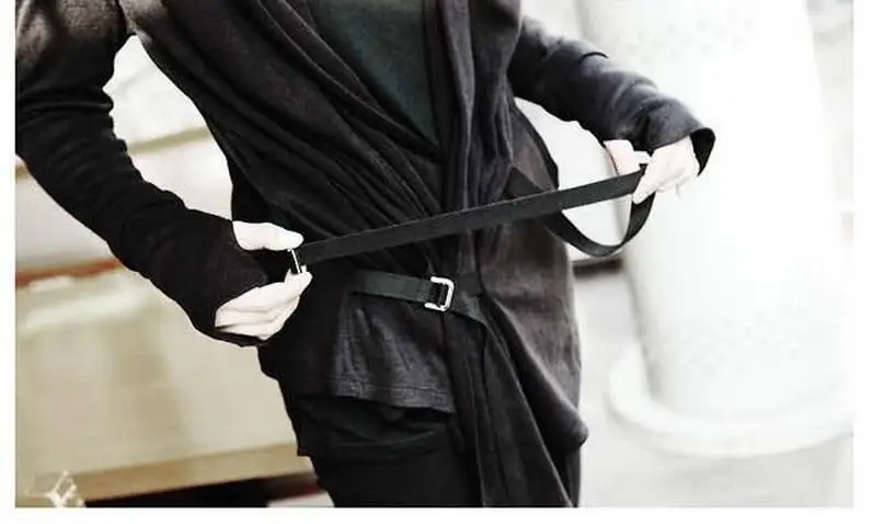 S-5xl 2021 New Men Korean Non-mainstream Fashion Casual Irregular Coat Hoodies Plus Size Sweatshirts Singer Costumes | Мужская одежда