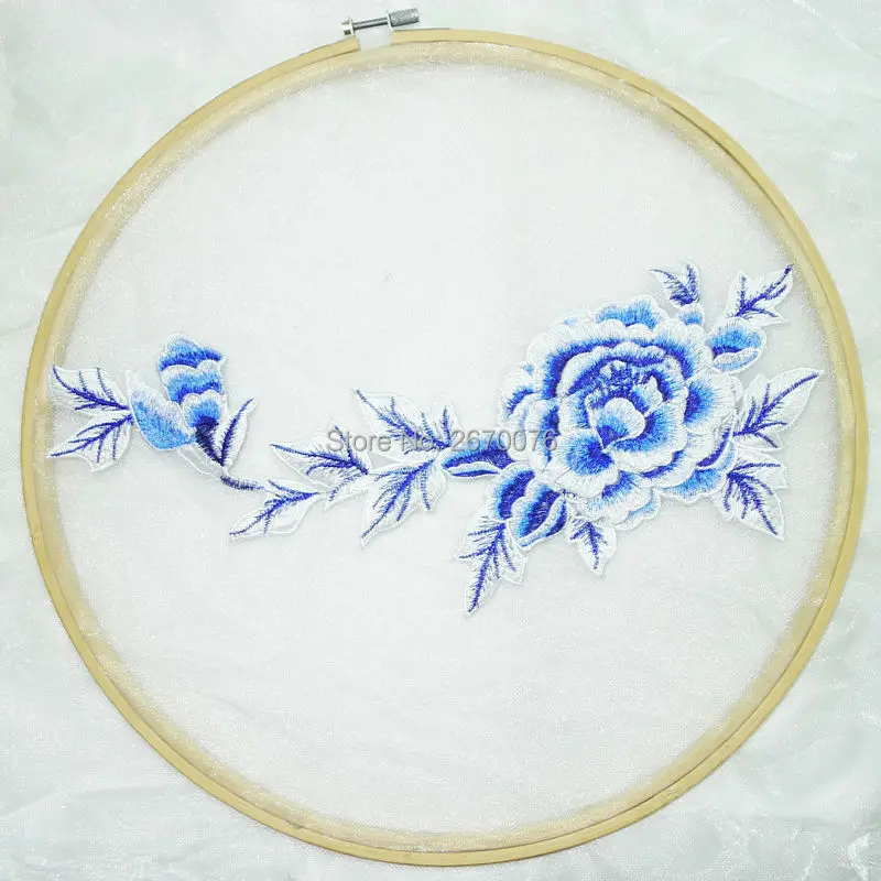 Новое поступление бамбуковые Обручи из органзы художественные черные розы