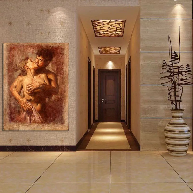 Современная абстрактная картина маслом 100% ручная роспись декоративные