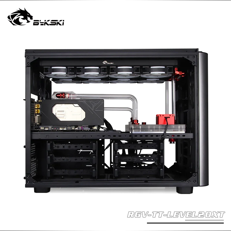 RGV-TT-LEVEL20XT, BYKSKI RGB прозрачный резервуар для воды для thermaltake TT уровень 20XT компьютерный чехол, резервуар с охлаждением, геймер ПК, водный путь