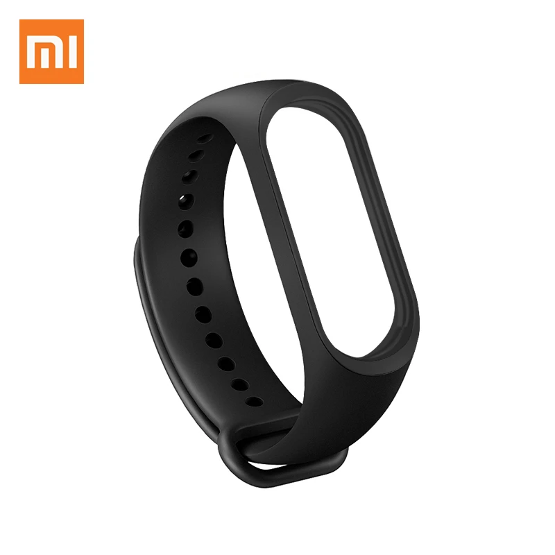 Черный Xiaomi mi-браслет, 3 цвета, Силиконовый ТПУ ремешок на запястье, сменный Браслет для Xiaomi mi Band 3 band 4 NFC, умные браслеты - Цвет: Черный