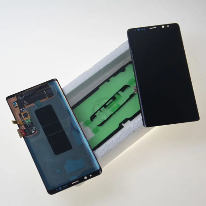 AMOLED NOTE8 LCD FOR Samsung Galaxy N950 N950F display touch screen with shadow Repair parts | Мобильные телефоны и