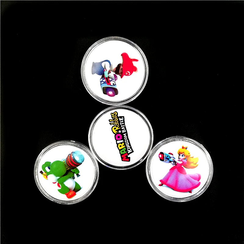 4Pcs Mario Rabbides 2 шт./компл. добычи Гоблин Diablo 3 Amiibo NFC карта NS/переключатель новые данные включают в себя сведения об Elite Монстр доступно для Супер Марио Smash "Сказка о джелда" - Цвет: 4Pcs Mario Rabbides