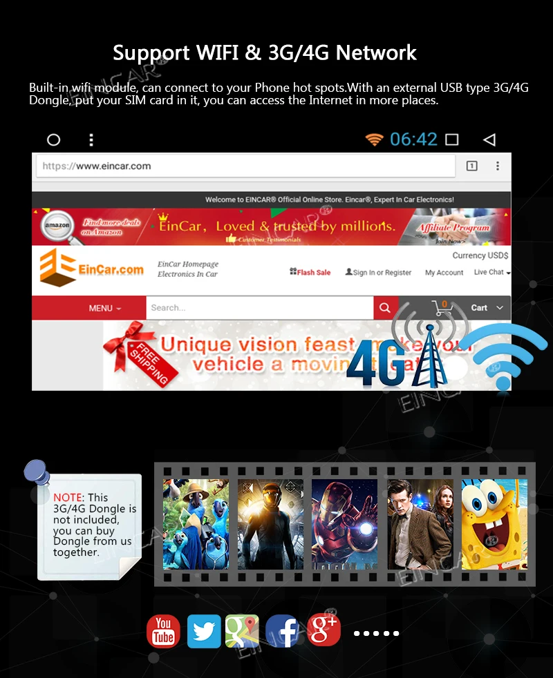 Bluetooth FM/AM RDS Mirror Link USB 3G/4G Wifi Android 8.1 OS 7 Inch 1080P HD Capacitive Touch Screen In Dash Car Radio Stereo | Автомобили