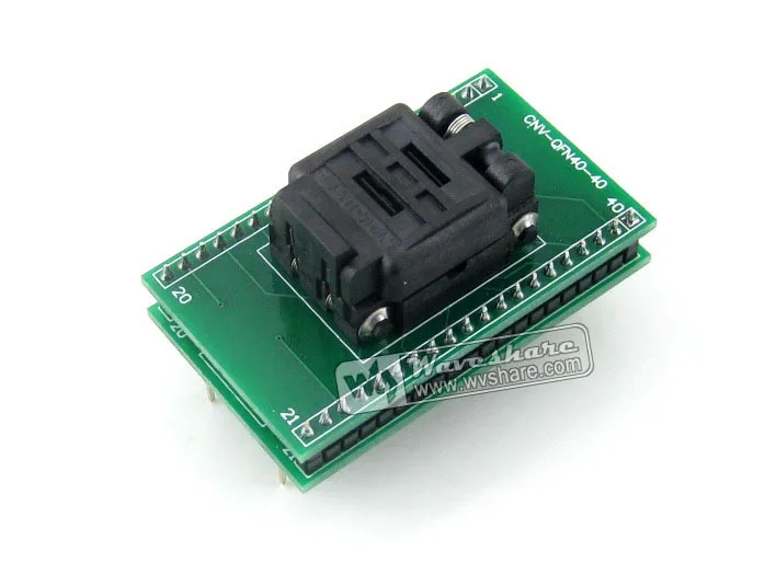 QFN40 К DIP40 MLF40 MLP40 Plastronics 40QN50S16060 IC тестовый Адаптер для программирования гнезда 0 4