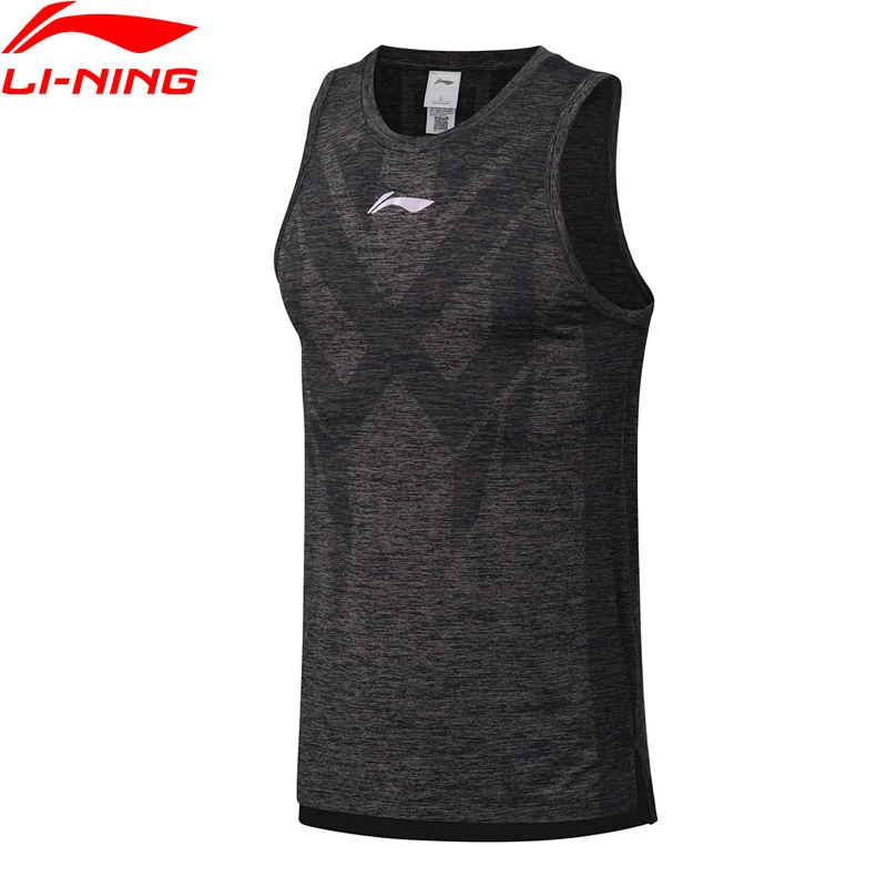 (Клиренс) Li Ning мужской баскетбольный жилет Slim Fit полиэстер нейлоновая подкладка