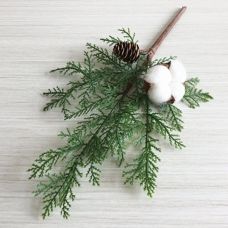 13-дюймовые искусственные кипарисы хлопок маленькие пинцоны выбор украшение для