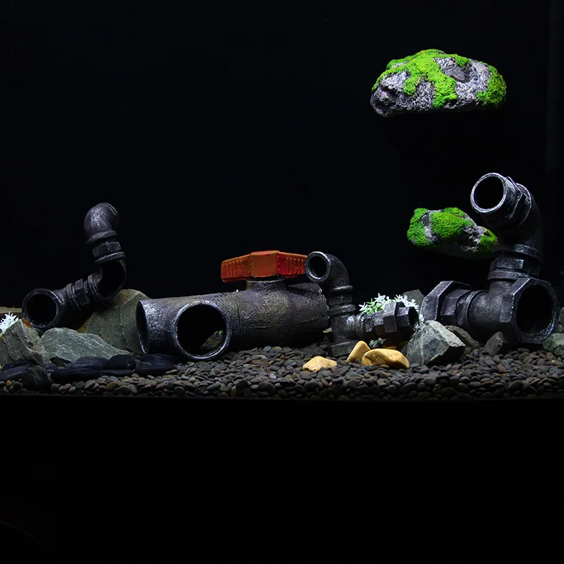 Новинка 4 размера Искусственный аквариум из смолы украшение для аквариума